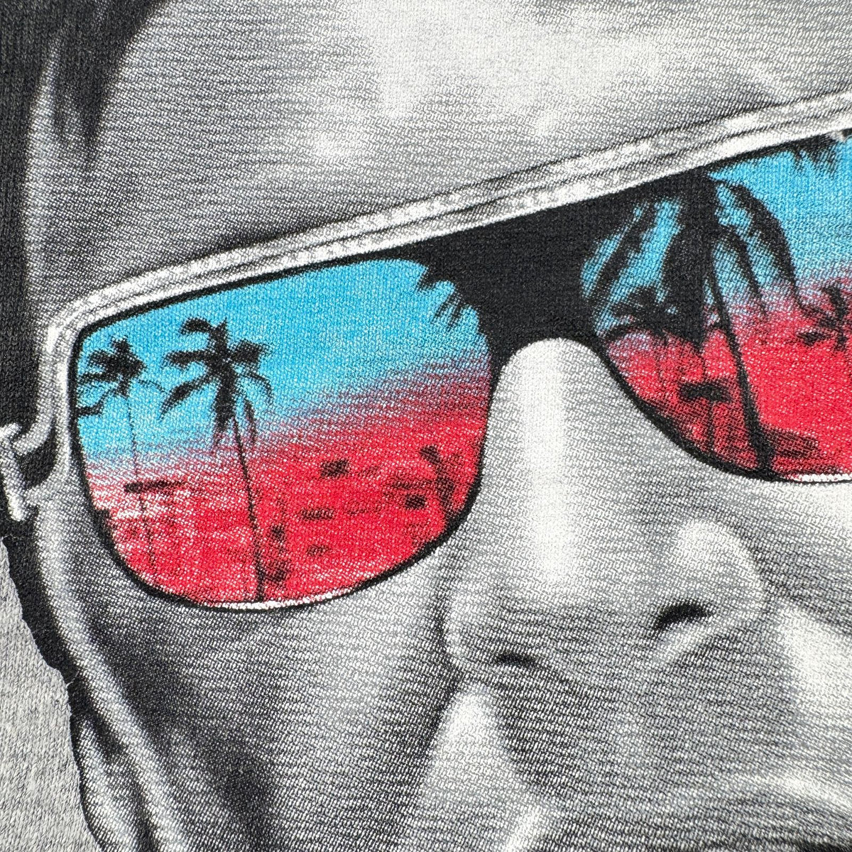 00s SCARFACE アルパチーノ Tシャツ 映画T グレー デルタ L m-u-2505-008
