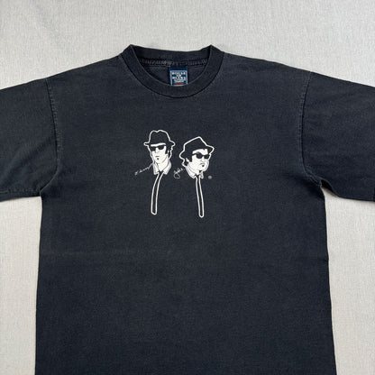 90s 00s Blues Brothers ブルースブラザーズ 映画 HOUSE OF BLUES USA製 Tシャツ 黒 m-u-2505-019