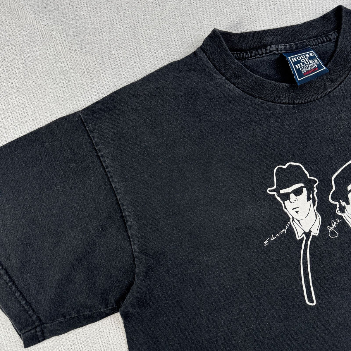 90s 00s Blues Brothers ブルースブラザーズ 映画 HOUSE OF BLUES USA製 Tシャツ 黒 m-u-2505-019