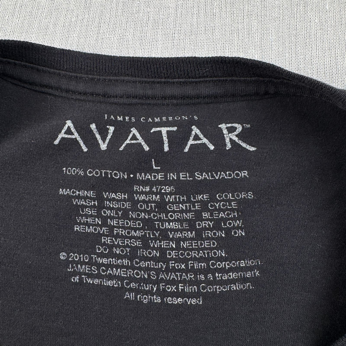 アバター AVATAR 映画 Tシャツ 2010 L 黒 m-u-2505-028