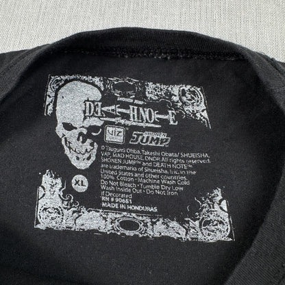 DEATH NOTE デスノート 夜神月 Tシャツ 映画T 黒 りんご XL m-u-2505-032