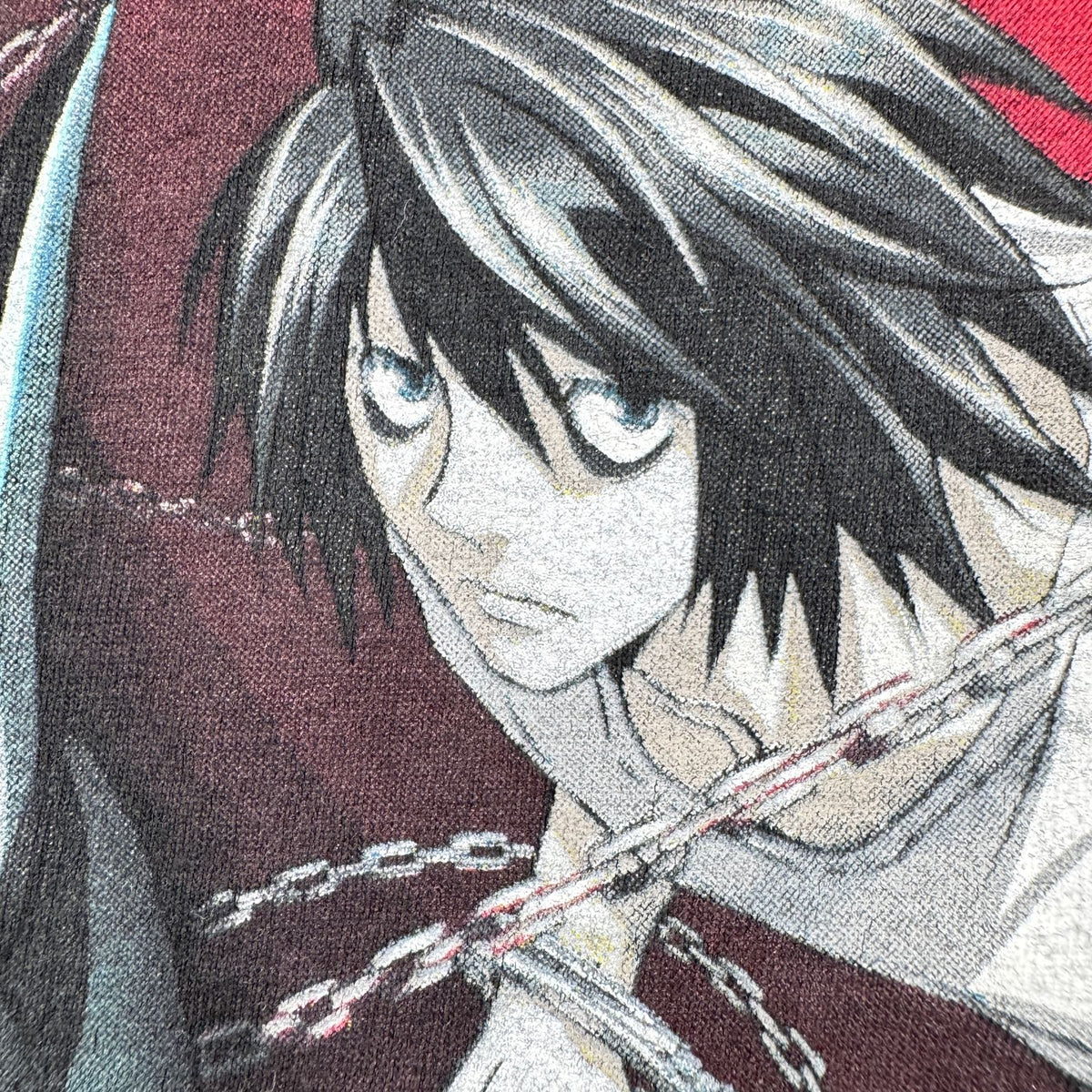 DEATH NOTE デスノート 夜神月 Tシャツ 映画T 黒 りんご XL m-u-2505-032