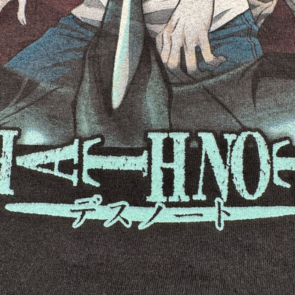 DEATH NOTE デスノート 夜神月 Tシャツ 映画T 黒 りんご XL m-u-2505-032
