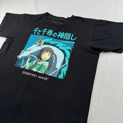 美品 00s 千と千尋の神隠し Tシャツ spirited away 映画 黒 M m-u-2505-033