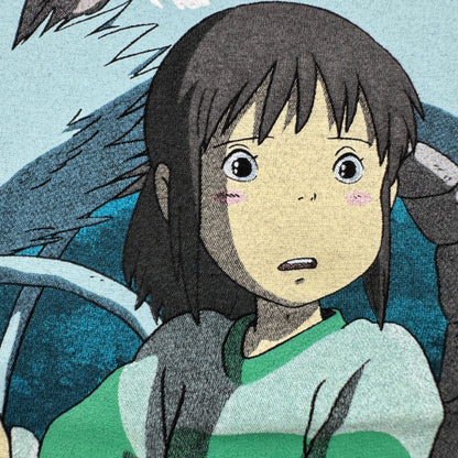 美品 00s 千と千尋の神隠し Tシャツ spirited away 映画 黒 M m-u-2505-033