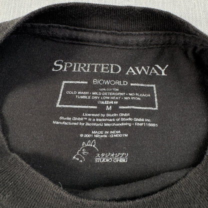 美品 00s 千と千尋の神隠し Tシャツ spirited away 映画 黒 M m-u-2505-033