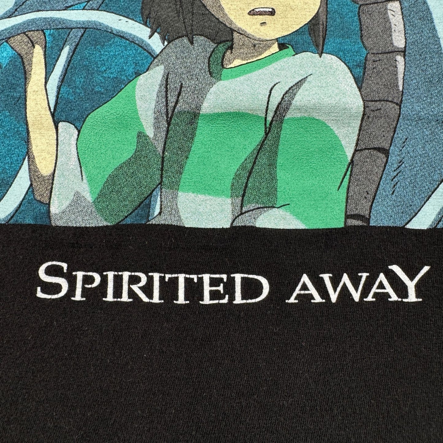 美品 00s 千と千尋の神隠し Tシャツ spirited away 映画 黒 M m-u-2505-033