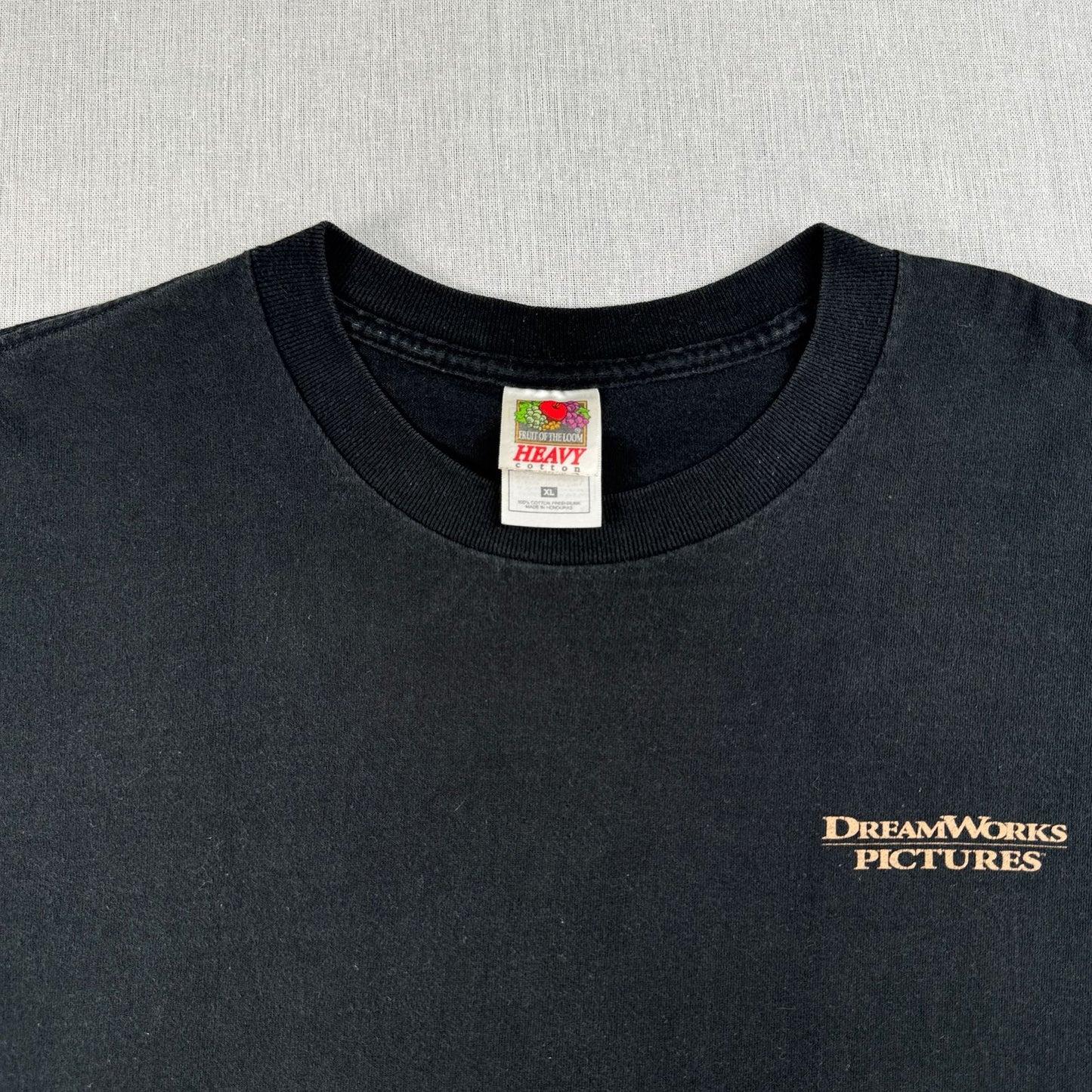 雰囲気抜群 00s バガーヴァンスの伝説 THE LEGEND OF BAGGER VANCE 映画 Tシャツ 両面プリント 黒 XL m-u-2505-034