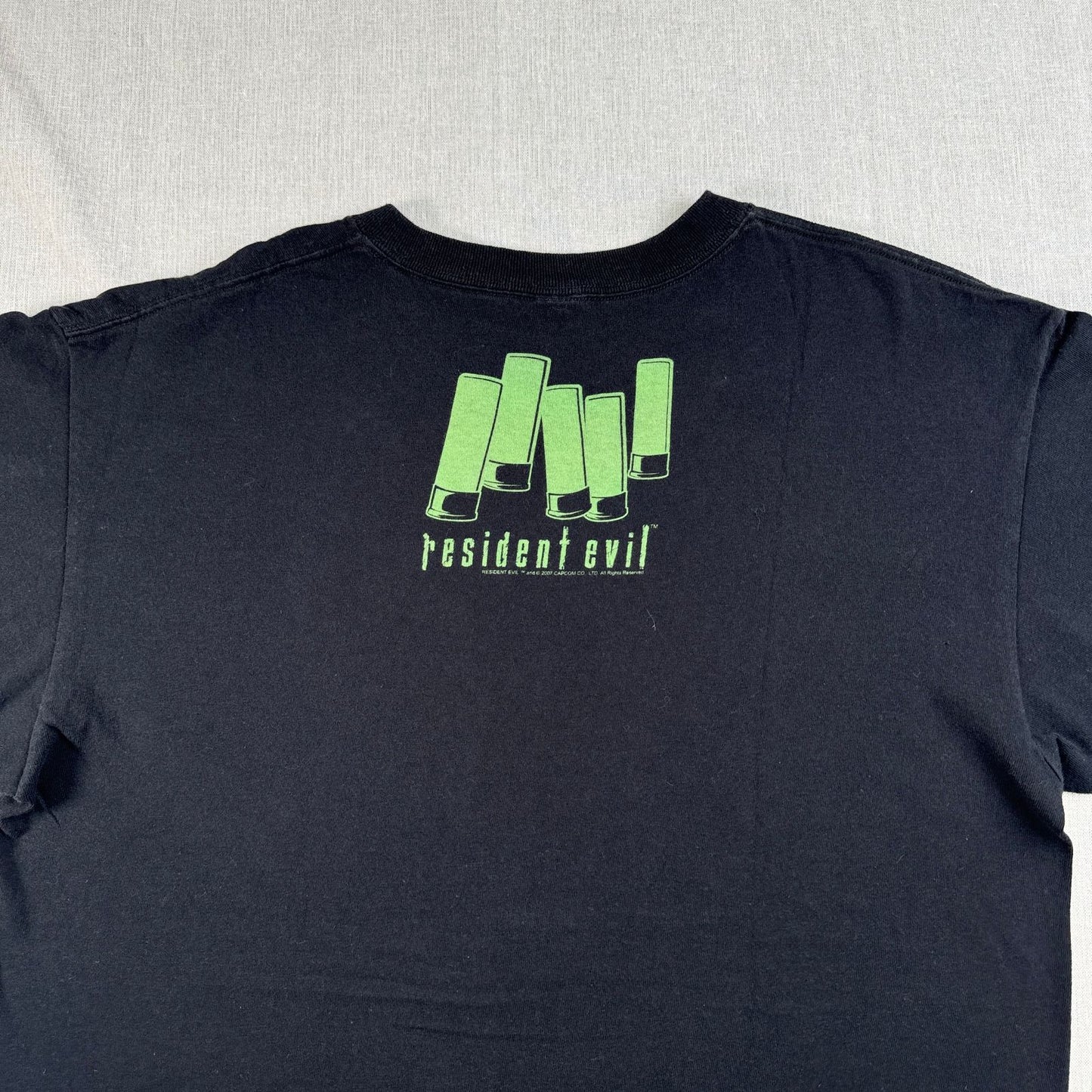 00s バイオハザード CAPCON Resident Evil ゲーム Tシャツ 黒 L m-u-2505-035