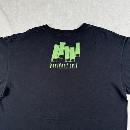 00s バイオハザード CAPCON Resident Evil ゲーム Tシャツ 黒 L m-u-2505-035