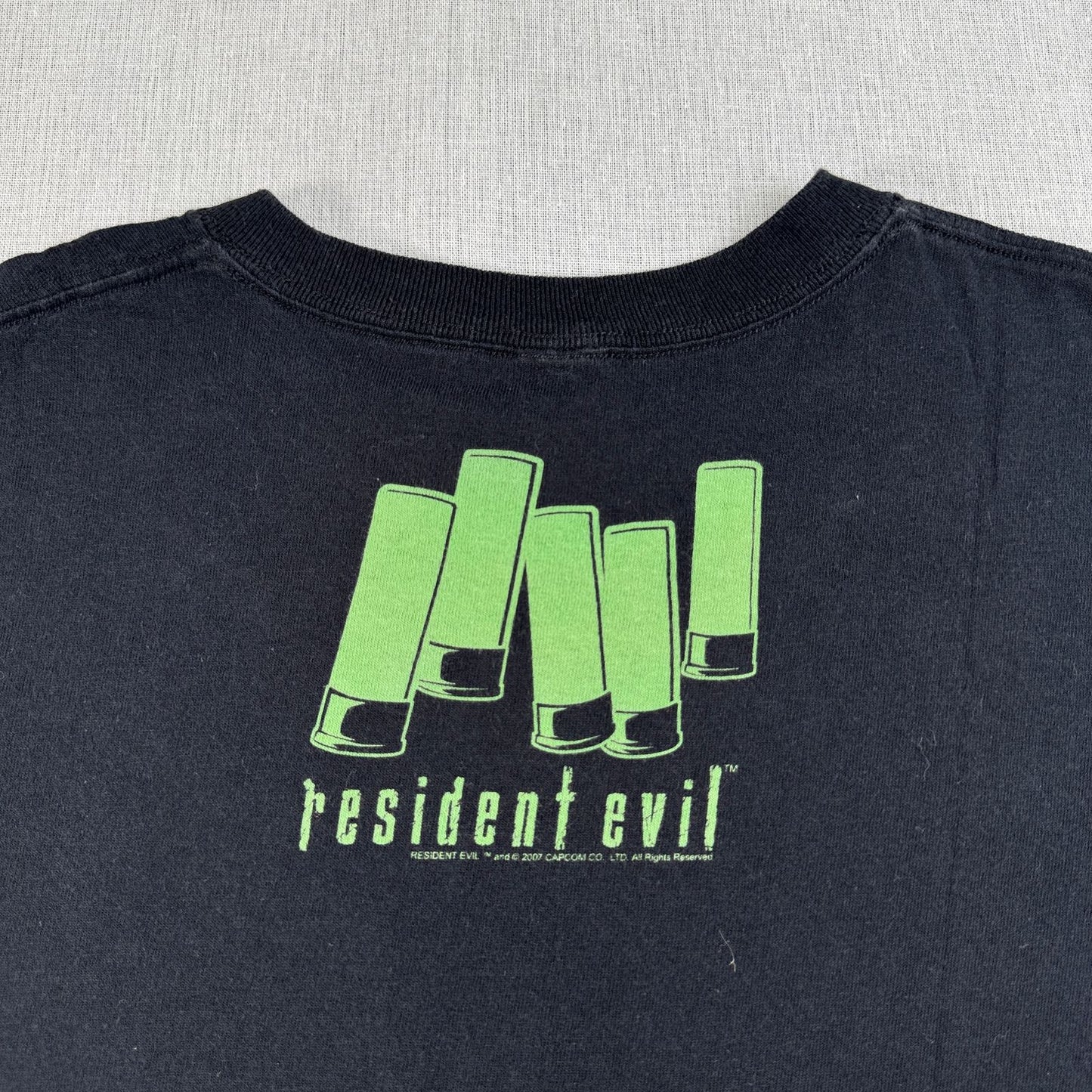 00s バイオハザード CAPCON Resident Evil ゲーム Tシャツ 黒 L m-u-2505-035