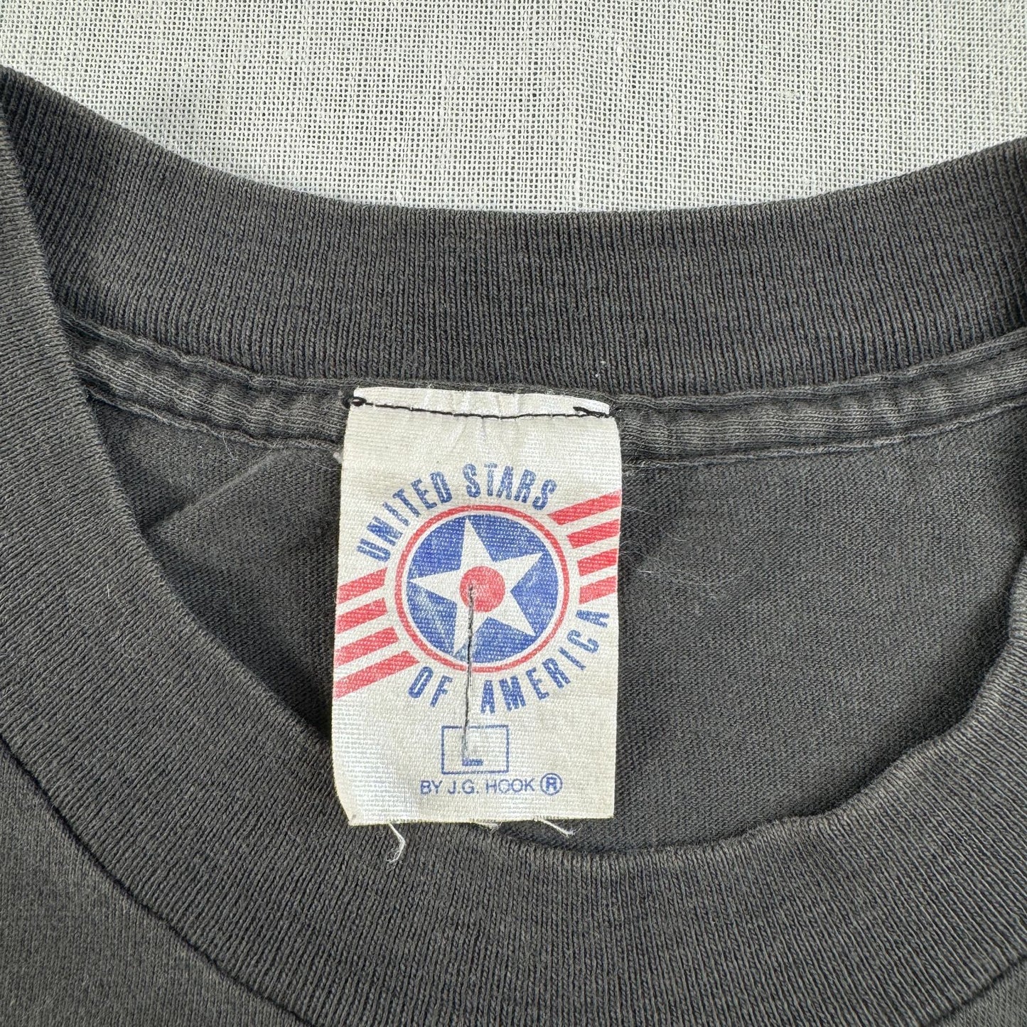 80s BATMAN バットマン USA製 Tシャツ 黒 フェード 映画T アメコミ シングルステッチ m-u-2505-039