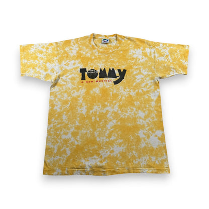 90s the who Tシャツ リキッドブルー USA製 猫 あいみょん タイダイ バンT ザフー XL シングルステッチ m-u-2505-043