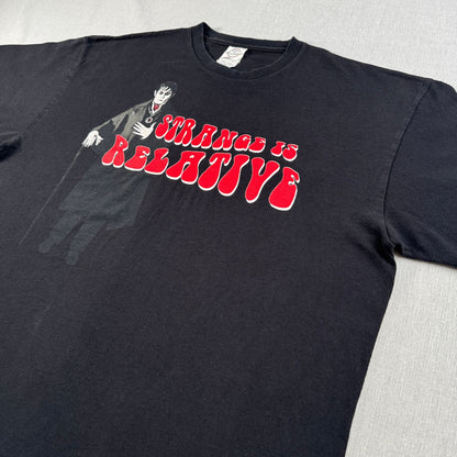 00s 映画 Dark Shadows ジョニーデップ ダークシャドウ Tシャツ 黒 ムービー XL m-u-2505-041