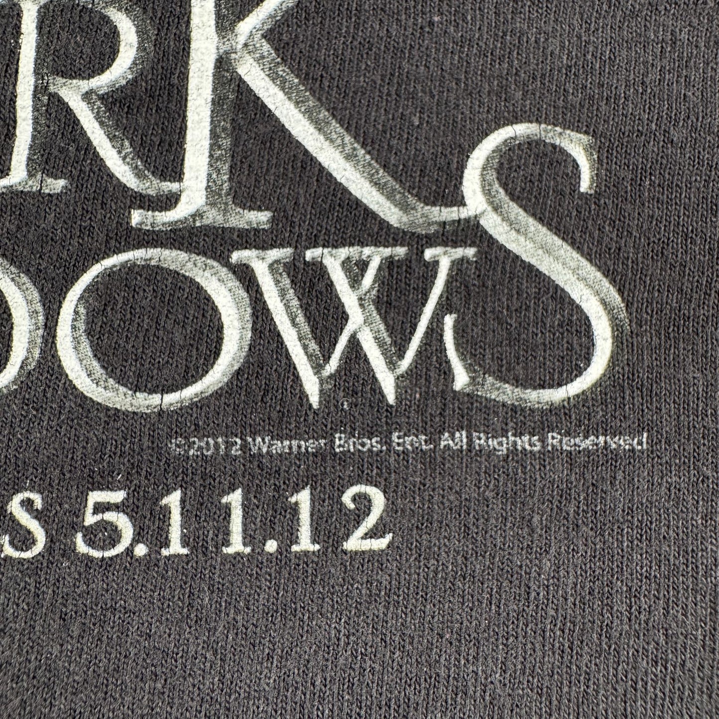 00s 映画 Dark Shadows ジョニーデップ ダークシャドウ Tシャツ 黒 ムービー XL m-u-2505-041