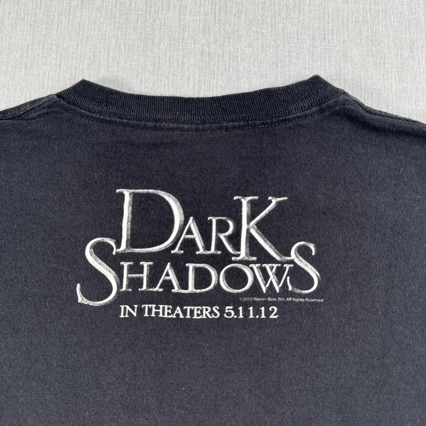 00s 映画 Dark Shadows ジョニーデップ ダークシャドウ Tシャツ 黒 ムービー XL m-u-2505-041