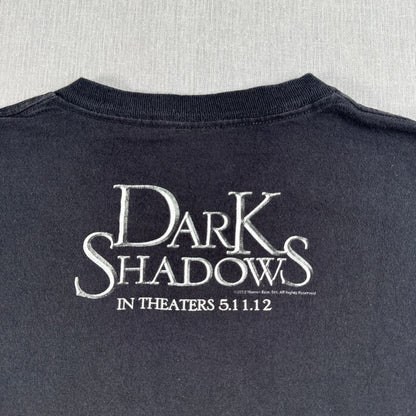 00s 映画 Dark Shadows ジョニーデップ ダークシャドウ Tシャツ 黒 ムービー XL m-u-2505-041