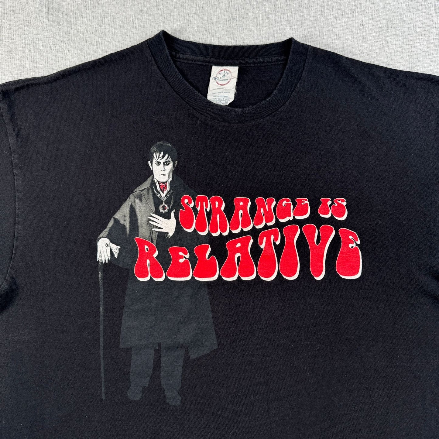 00s 映画 Dark Shadows ジョニーデップ ダークシャドウ Tシャツ 黒 ムービー XL m-u-2505-041