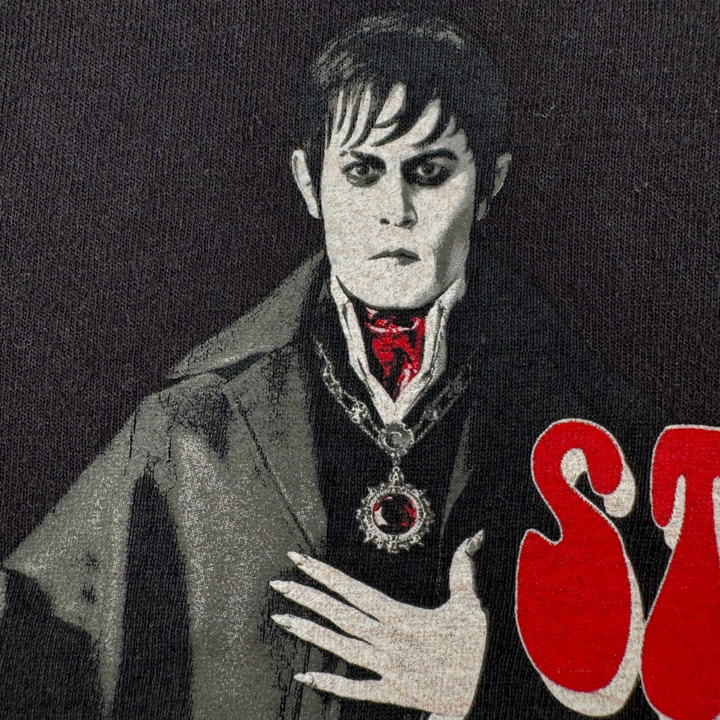 00s 映画 Dark Shadows ジョニーデップ ダークシャドウ Tシャツ 黒 ムービー XL m-u-2505-041