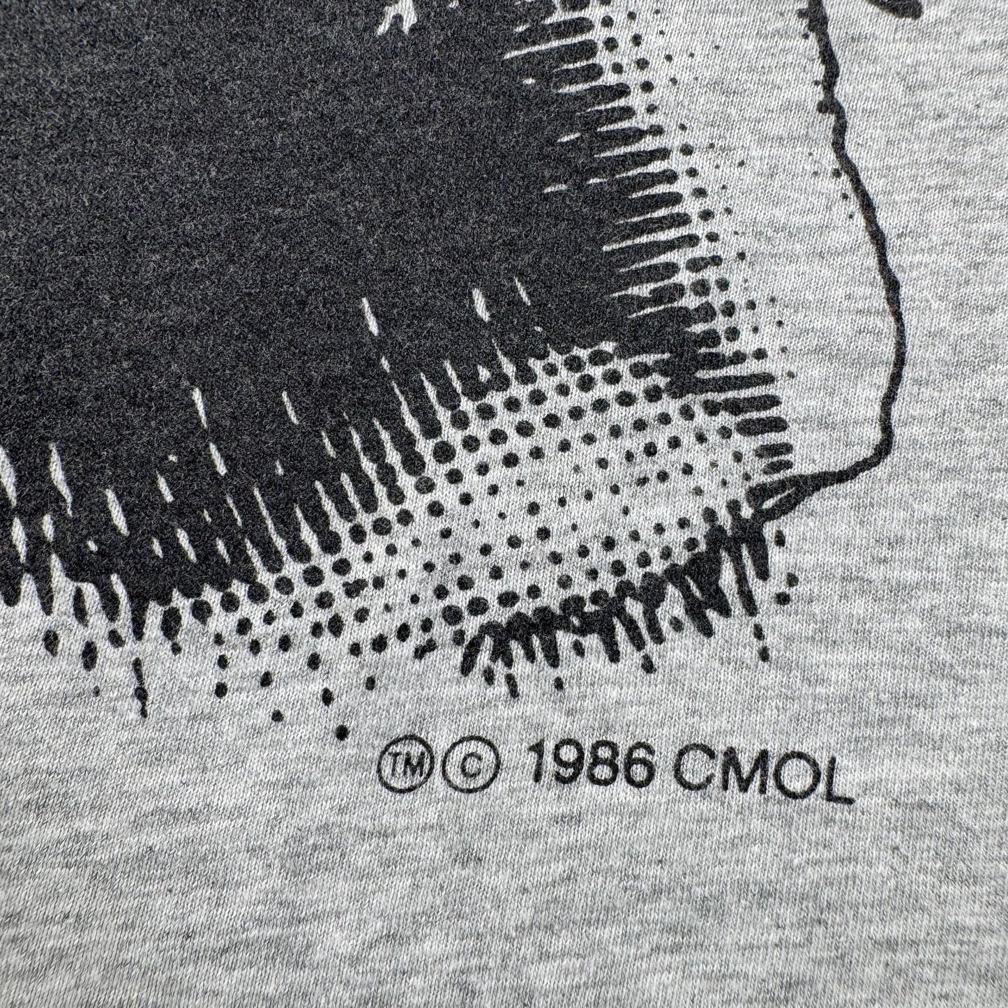 80s レ・ミゼラブル コゼット Tシャツ 両面 Les Misérables グレー シングルステッチ m-u-2505-040