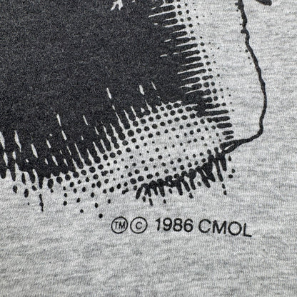 80s レ・ミゼラブル コゼット Tシャツ 両面 Les Misérables グレー シングルステッチ m-u-2505-040