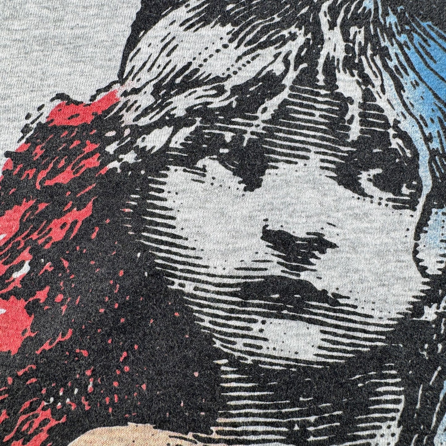 80s レ・ミゼラブル コゼット Tシャツ 両面 Les Misérables グレー シングルステッチ m-u-2505-040