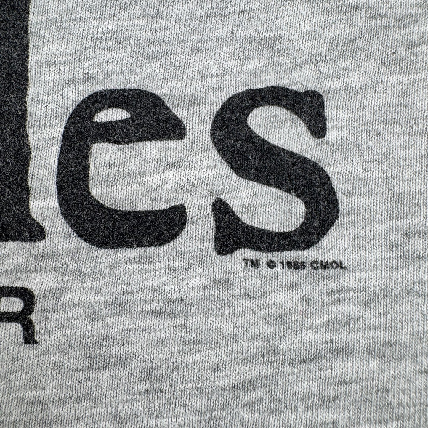 80s レ・ミゼラブル コゼット Tシャツ 両面 Les Misérables グレー シングルステッチ m-u-2505-040