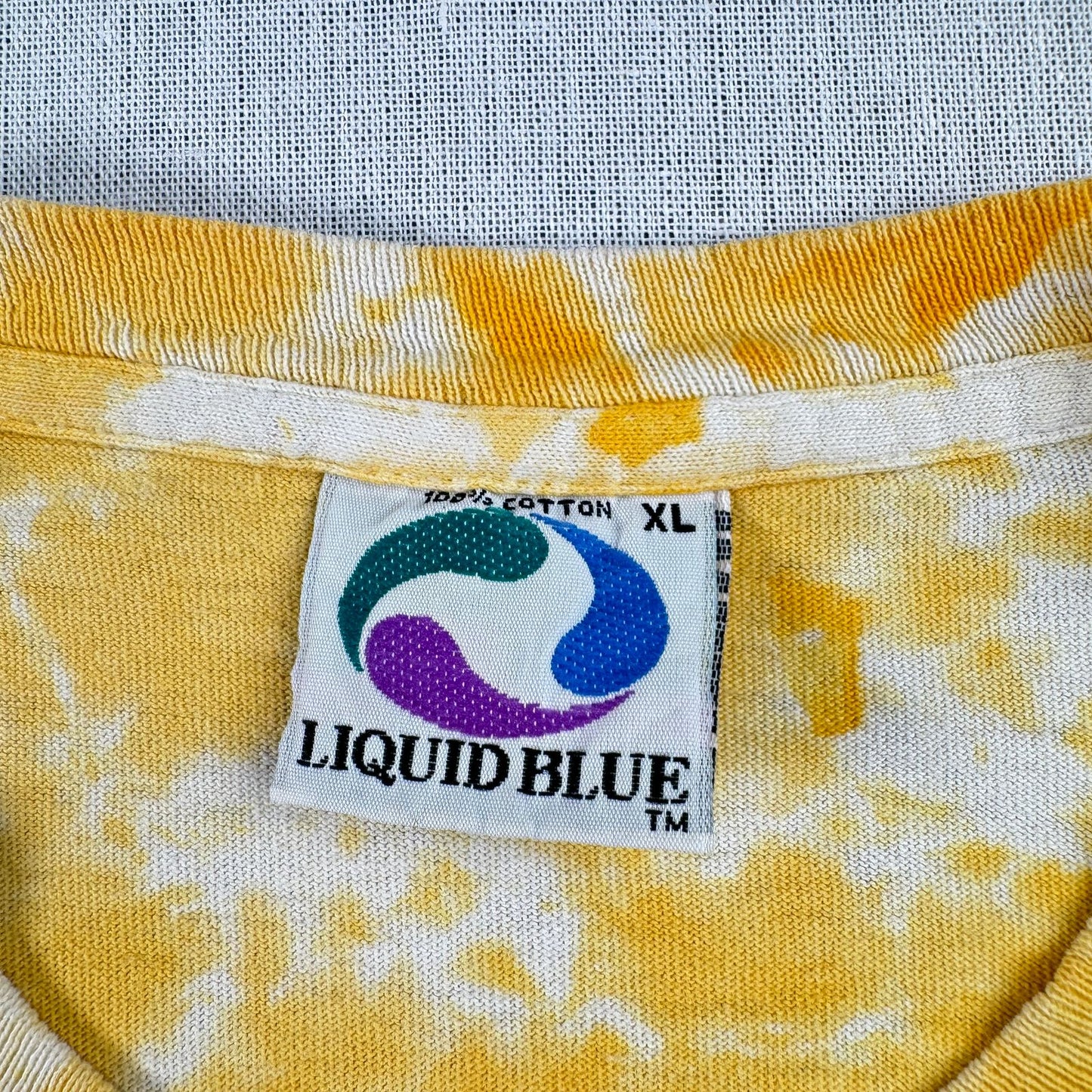 90s the who Tシャツ リキッドブルー USA製 猫 あいみょん タイダイ バンT ザフー XL シングルステッチ m-u-2505-043