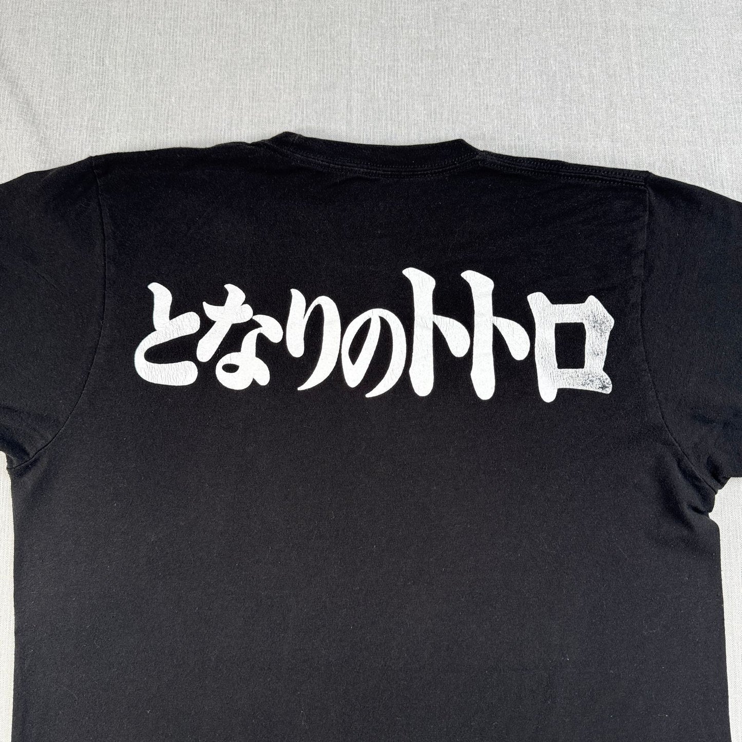 00s となりのトトロ Tシャツ 黒 メイ さつき スタジオジブリ 映画T 両面 m-u-2505-044