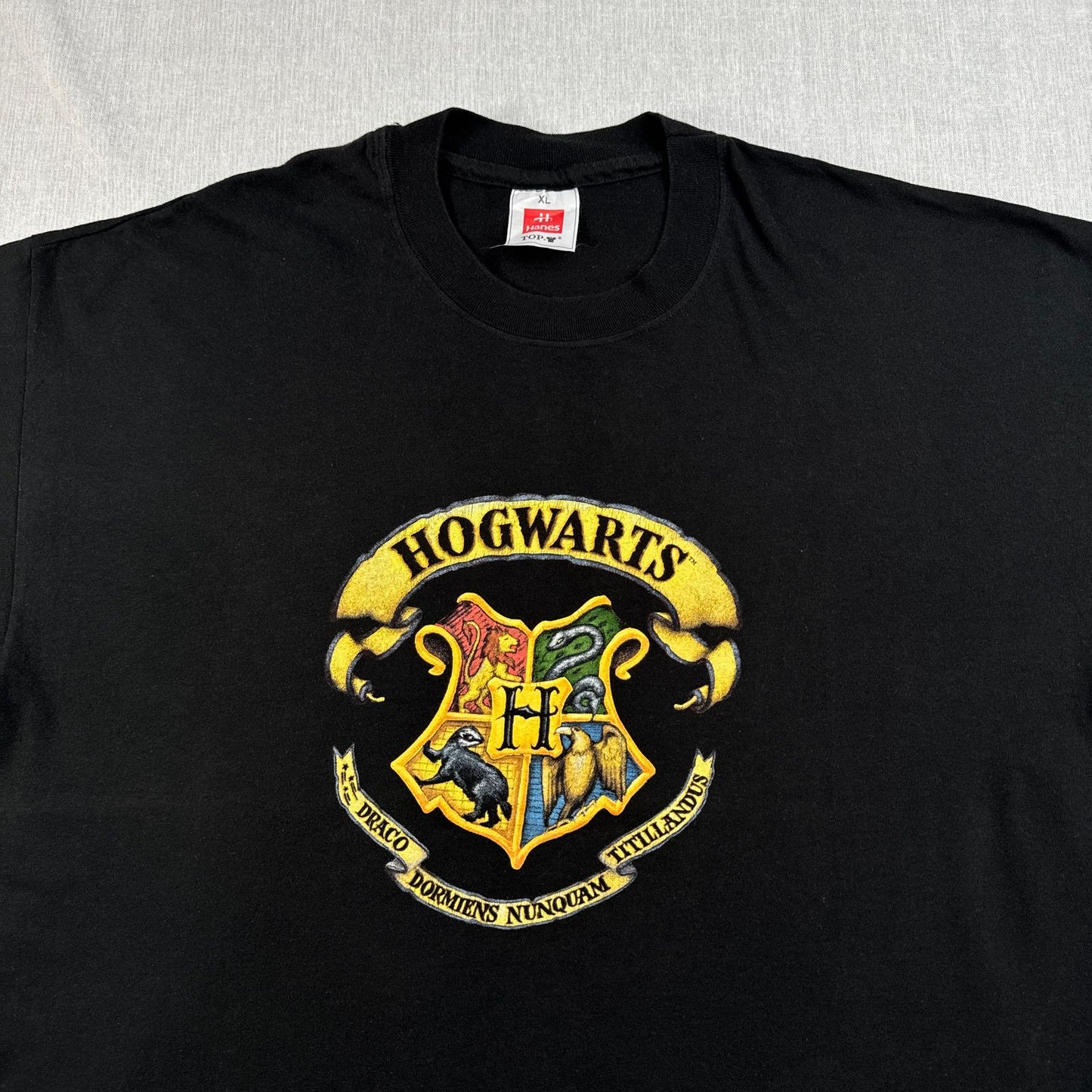 ハリーポッター ホグワーツ 映画 Tシャツ 黒 Harry Potter マーク ロゴ m-u-2505-046