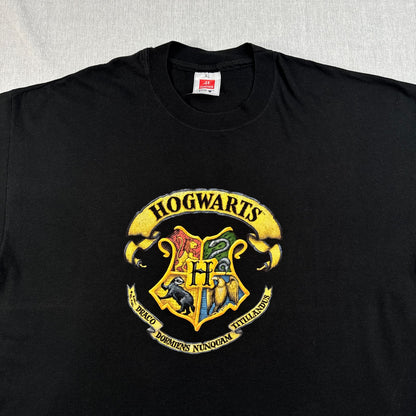 ハリーポッター ホグワーツ 映画 Tシャツ 黒 Harry Potter マーク ロゴ m-u-2505-046