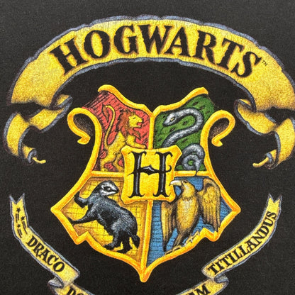 ハリーポッター ホグワーツ 映画 Tシャツ 黒 Harry Potter マーク ロゴ m-u-2505-046