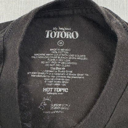 00s となりのトトロ Tシャツ 黒 メイ さつき スタジオジブリ 映画T 両面 m-u-2505-044