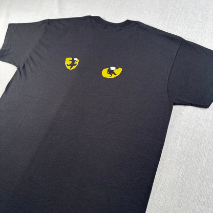 美品 80s 90s cats Tシャツ USA製 黒 フェード 両面 劇団四季 L キャッツ m-u-2505-047