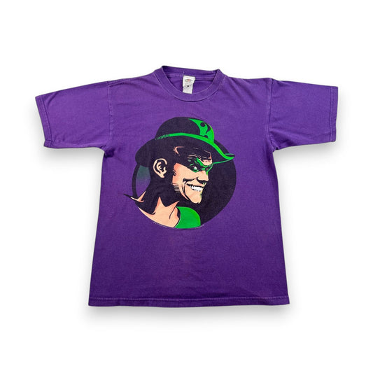 90s バッドマン batman forever 1995 リドラー DCコミックス キャラクター 紫 Tシャツ m-u-2505-048