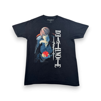00s DEATH NOTE デスノート エル りんご Tシャツ 映画T 黒 M m-u-2505-051