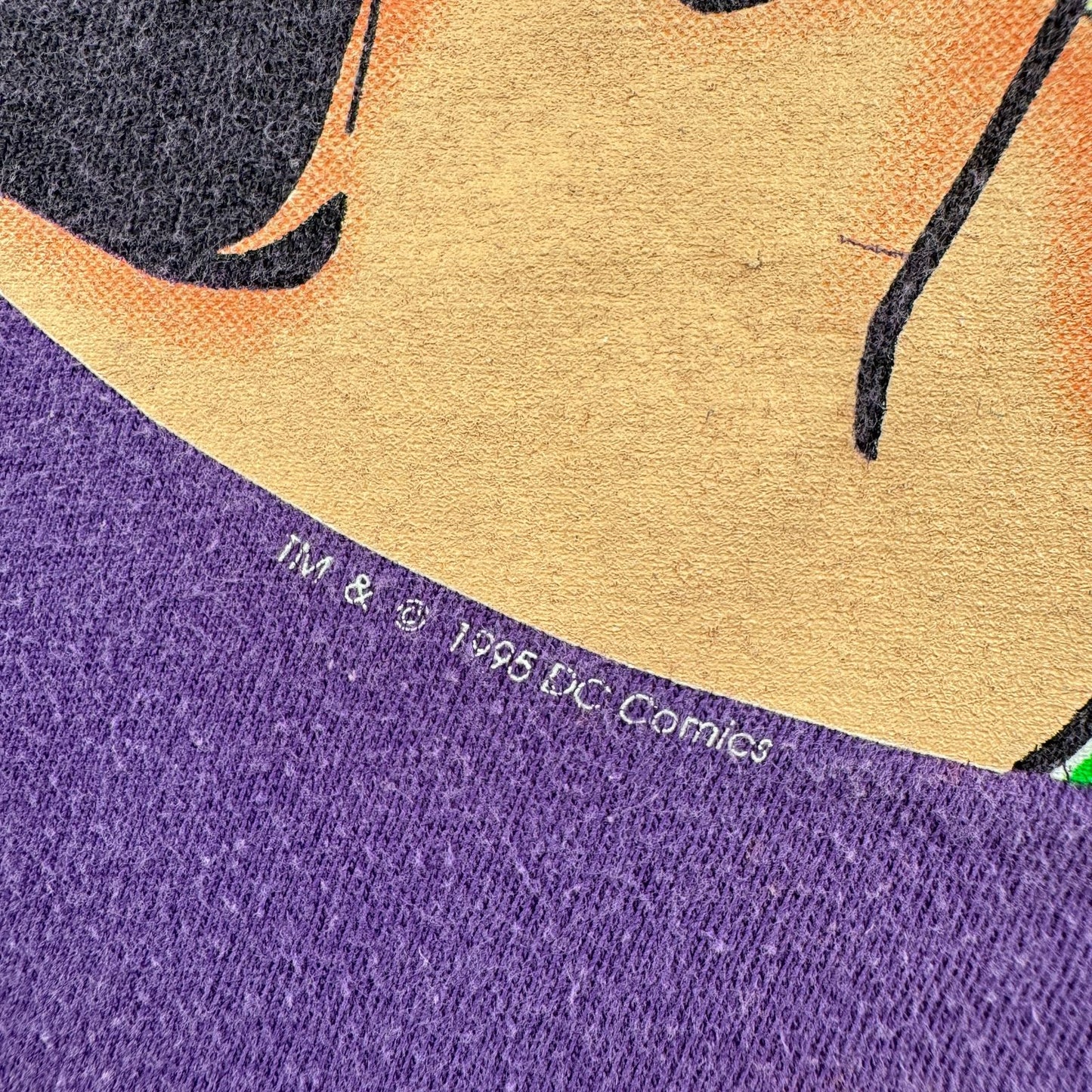 90s バッドマン batman forever 1995 リドラー DCコミックス キャラクター 紫 Tシャツ m-u-2505-048