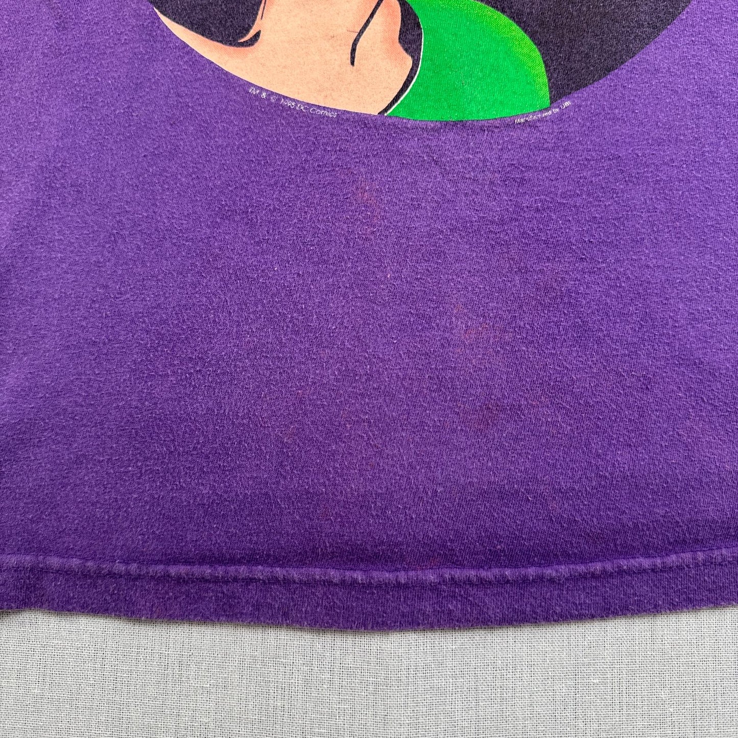 90s バッドマン batman forever 1995 リドラー DCコミックス キャラクター 紫 Tシャツ m-u-2505-048