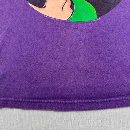 90s バッドマン batman forever 1995 リドラー DCコミックス キャラクター 紫 Tシャツ m-u-2505-048