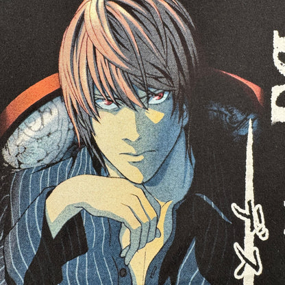 00s DEATH NOTE デスノート エル りんご Tシャツ 映画T 黒 M m-u-2505-051