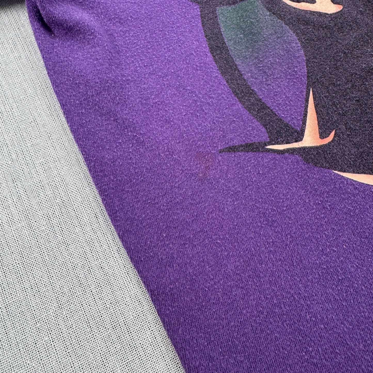 90s バッドマン batman forever 1995 リドラー DCコミックス キャラクター 紫 Tシャツ m-u-2505-048