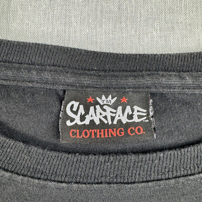 00s スカーフェイス SCAREFACE USA製 Tシャツ 映画T 黒 HOW'D JOU LIKE THAT EH? 3XL m-u-2505-052