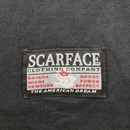 00s スカーフェイス SCAREFACE USA製 Tシャツ 映画T 黒 HOW'D JOU LIKE THAT EH? 3XL m-u-2505-052
