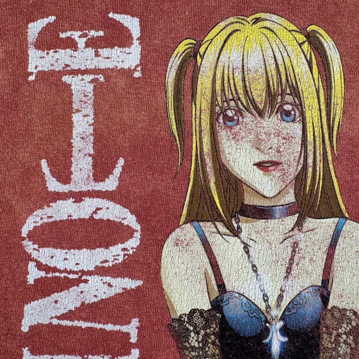 00s DEATH NOTE デスノート ミサミサ Tシャツ 映画T 赤 タイダイ M m-u-2505-053