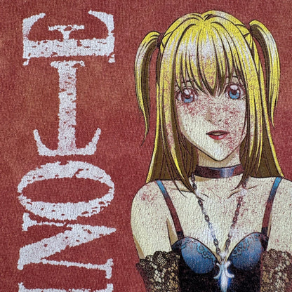 00s DEATH NOTE デスノート ミサミサ Tシャツ 映画T 赤 タイダイ M m-u-2505-053