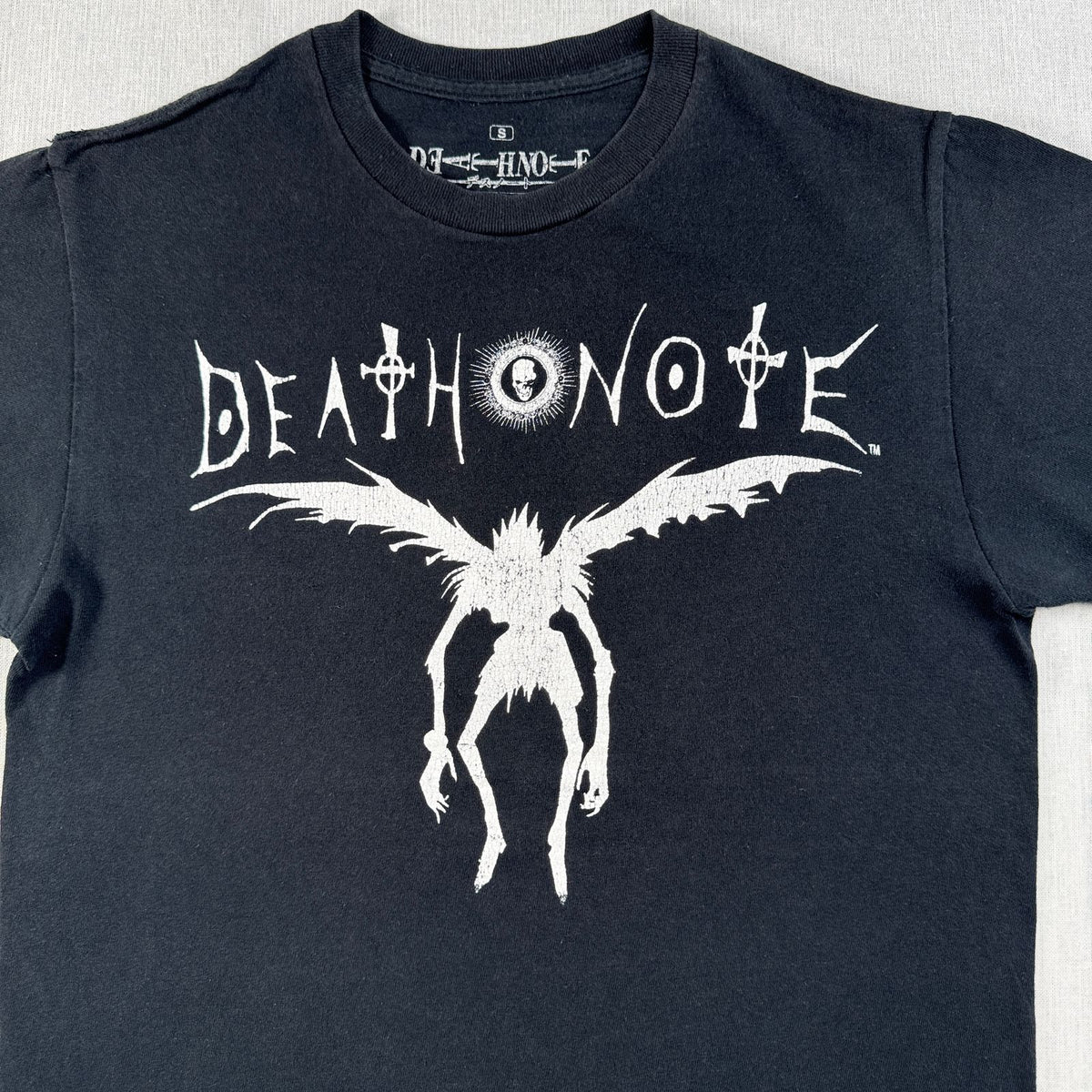 00s DEATH NOTE デスノート リューク Tシャツ 映画T 黒 S m-u-2505-054