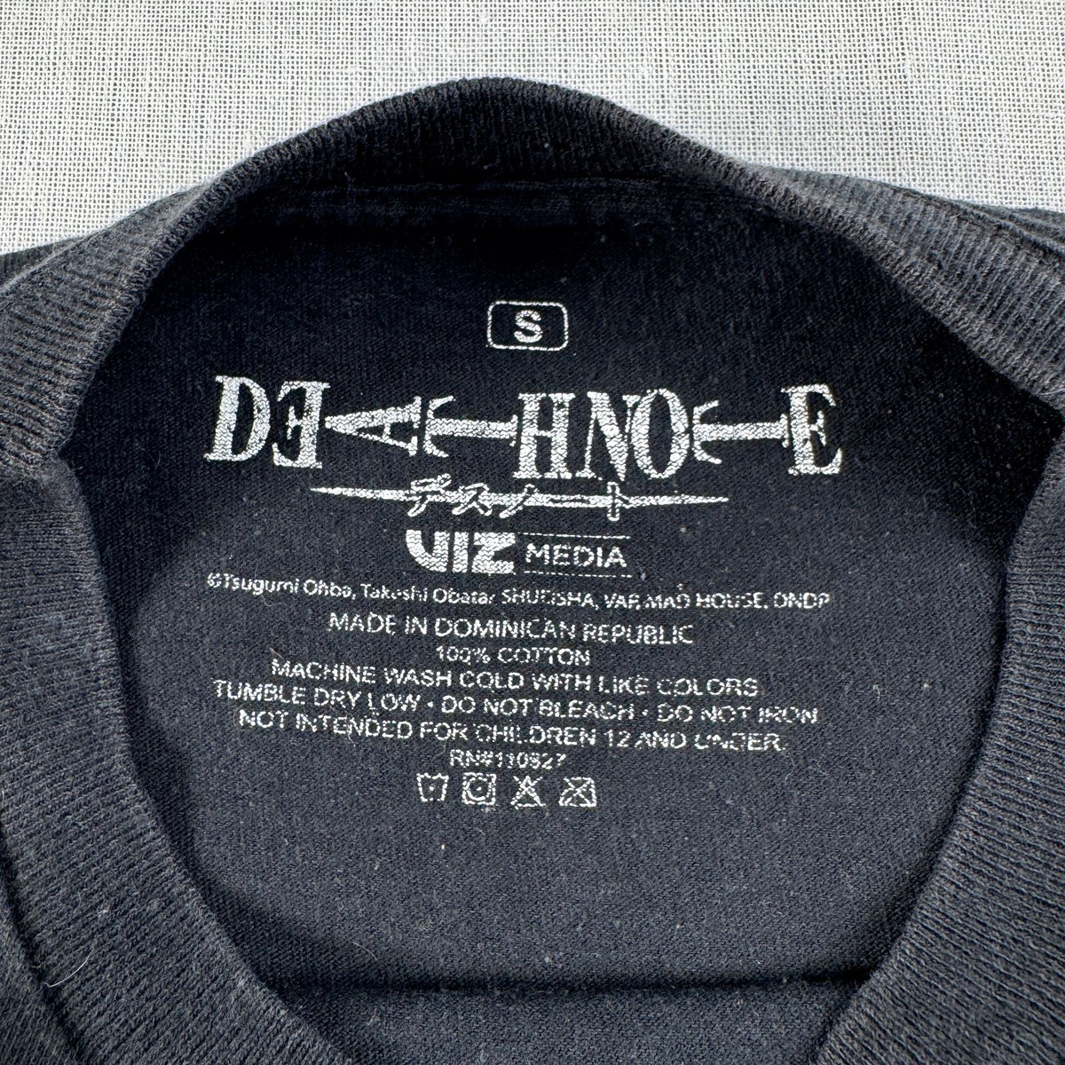 00s DEATH NOTE デスノート リューク Tシャツ 映画T 黒 S m-u-2505-054