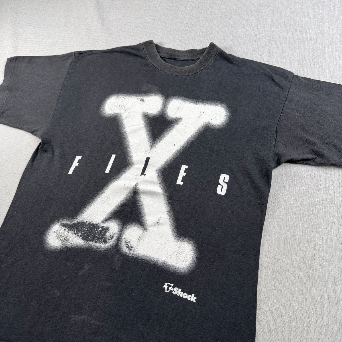 90s X-FILES エックスファイル 映画T Tシャツ シングルステッチ 黒 m-x-2505-002