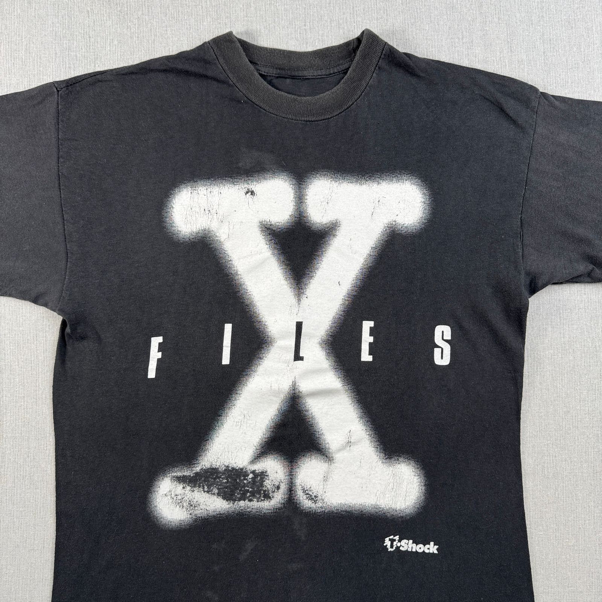 90s X-FILES エックスファイル 映画T Tシャツ シングルステッチ 黒 m-x-2505-002