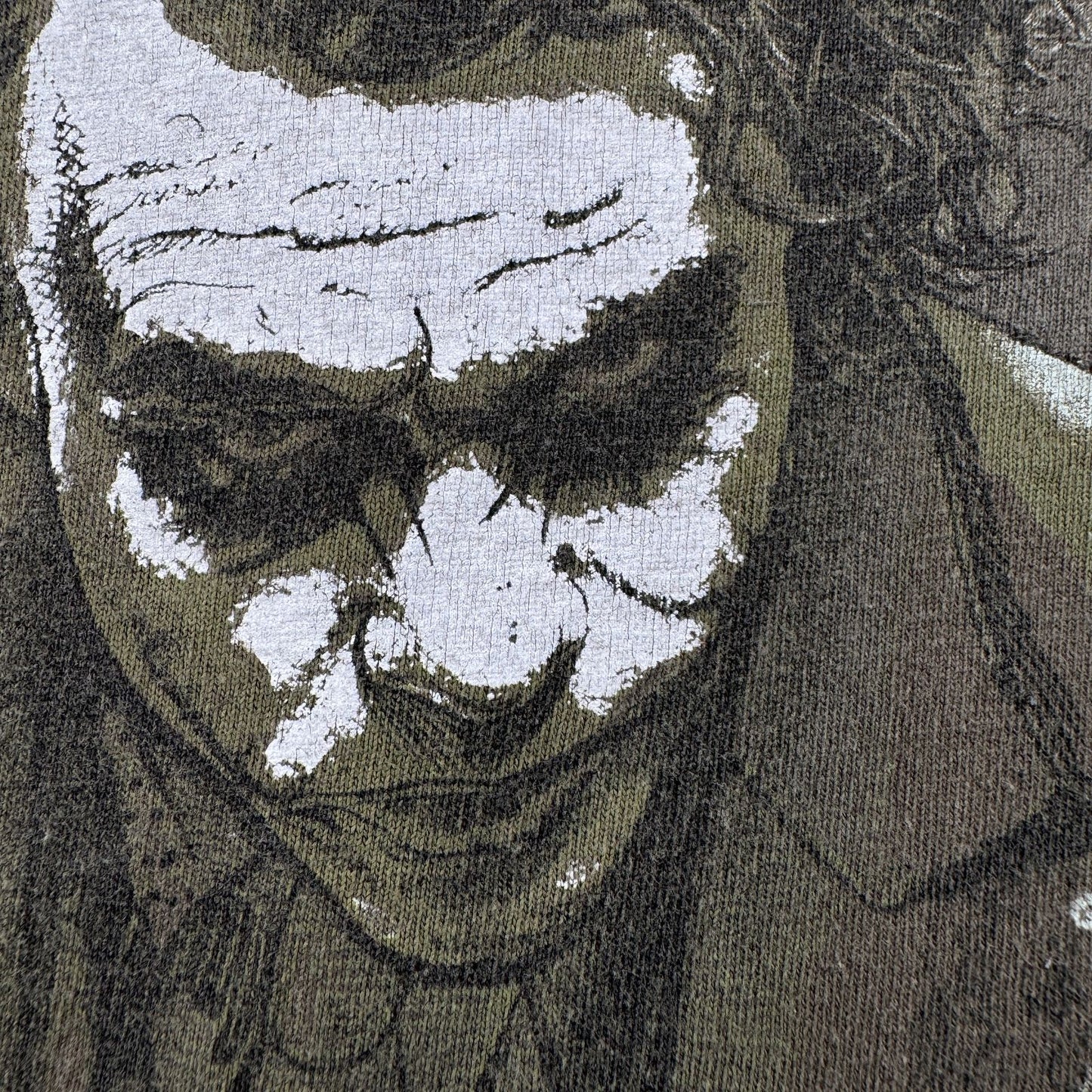 00s ジョーカー JOKER Tシャツ カーキ 映画T m-x-2505-004